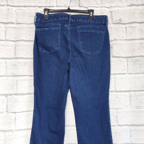 NYDJ Womens Blue Denim Lift X Tuck Marilyn Straight Jeans Medium Wash Size 14 - Picture 6 of 12